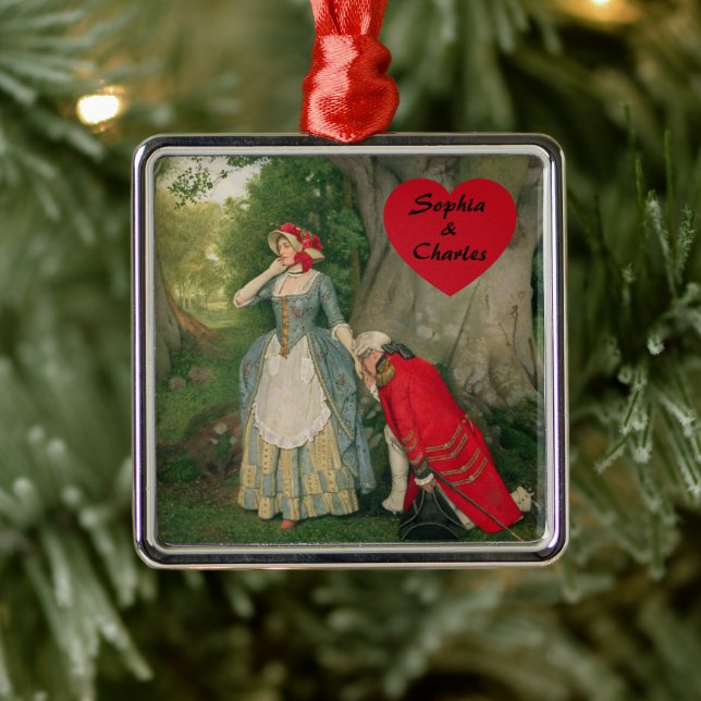 The Proposal by Sir James Dromgole Linton Metal Ornament (Tree)