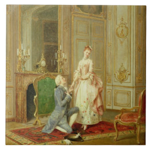 The Proposal (oil on panel) Tile