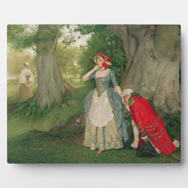 The Proposal (w/c on paper) Plaque (Front)