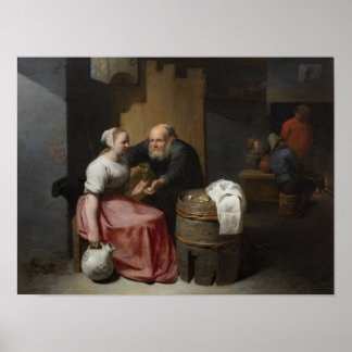 The Proposition (1655) by David Ryckaert III Poster