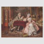 The Proposition  Canvas Print Tissue Paper<br><div class="desc">19th century painting by Arturo Ricci.</div>
