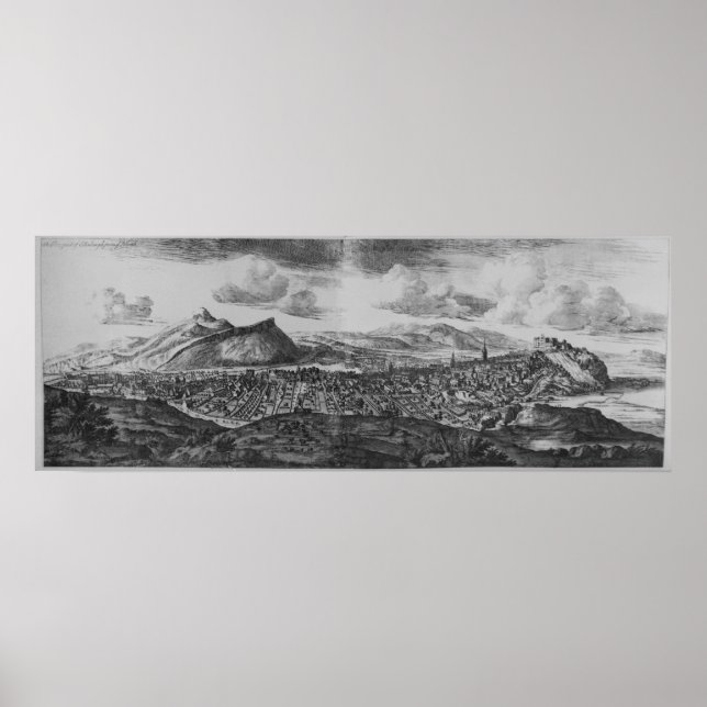 The Prospect of Edinburgh from the North Poster (Front)