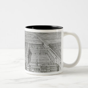 The Prospect of Greys Inn, 1720 Two-Tone Coffee Mug