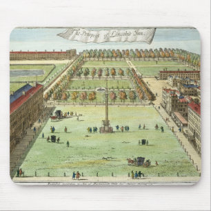 The Prospect of Lincoln's Inn, for 'Stow's Survey Mouse Pad