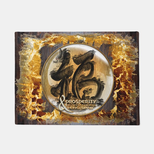 THE PROSPERITY CONNEXION : Art of Fengshui Doormat (Front)