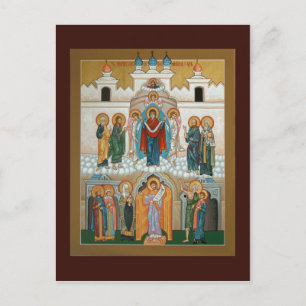 The Protection of the Mother of God Prayer Card