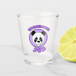The Proud Panda Pub Shot Glass