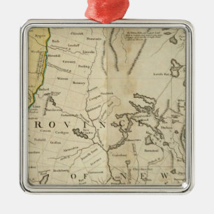 The Provinces of Massachusetts Bay Metal Tree Decoration