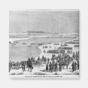 The Prussian army crossing the Shlei at Arnis Magnet