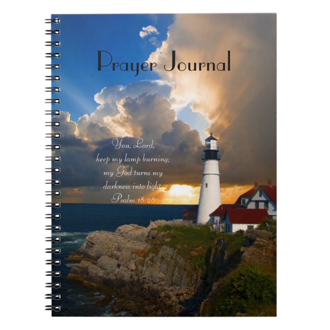 The Psalm 18:28 Lighthouse Prayer Journal (Front)