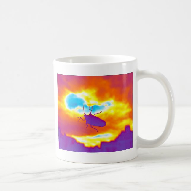 The Psychedelic Bug Coffee Mug (Right)