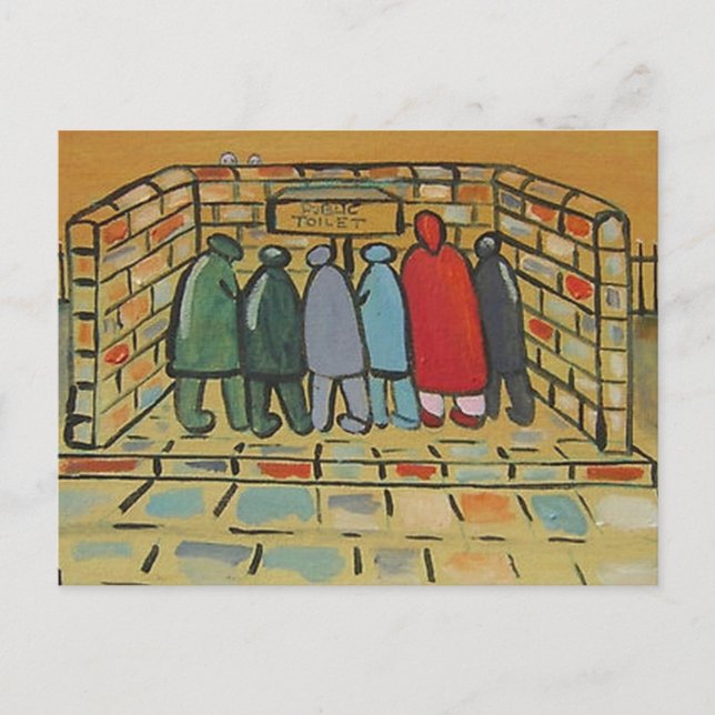 THE PUBLIC TOILET POSTCARD (Front)