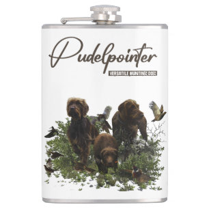 The Pudelpointer Hip Flask