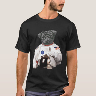 The Pug Astronaut Space Dog Essential T-Shirt 560