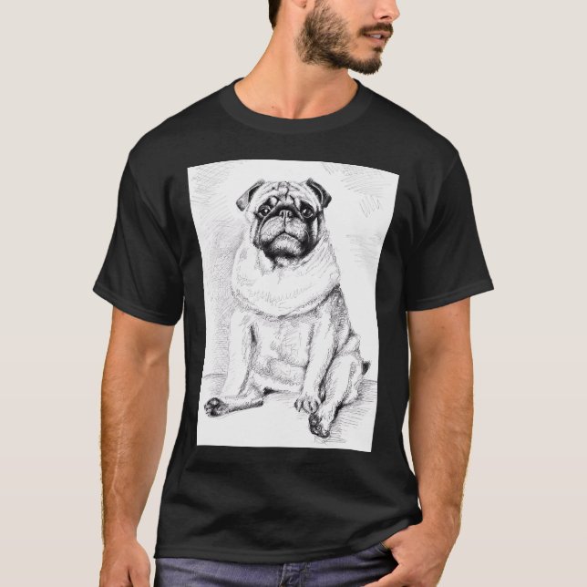 The Pug - Der Mops T-Shirt (Front)