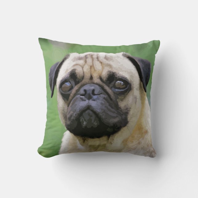 The Pug Dog Cushion (Front)