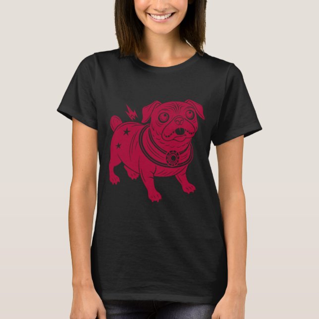 The Pug from the Nebula  T-Shirt (Front)