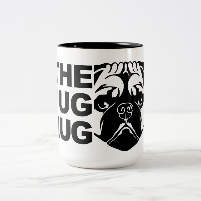 The Pug Mug - Cute Coffee Mug (Center)