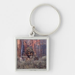 The Pulpit and ephemeral waterfall Key Ring