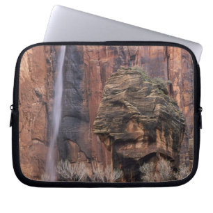 The Pulpit and ephemeral waterfall Laptop Sleeve