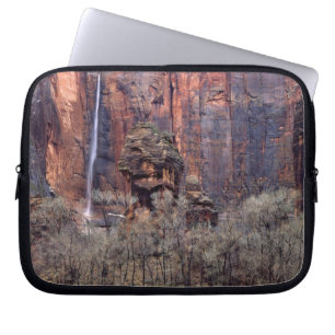 The Pulpit and ephemeral waterfall Laptop Sleeve