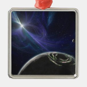 The pulsar planet system metal tree decoration