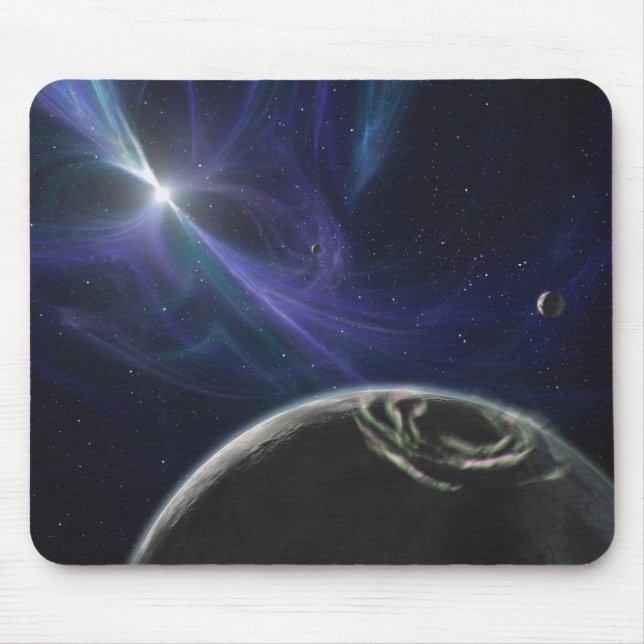 The pulsar planet system mouse pad (Front)