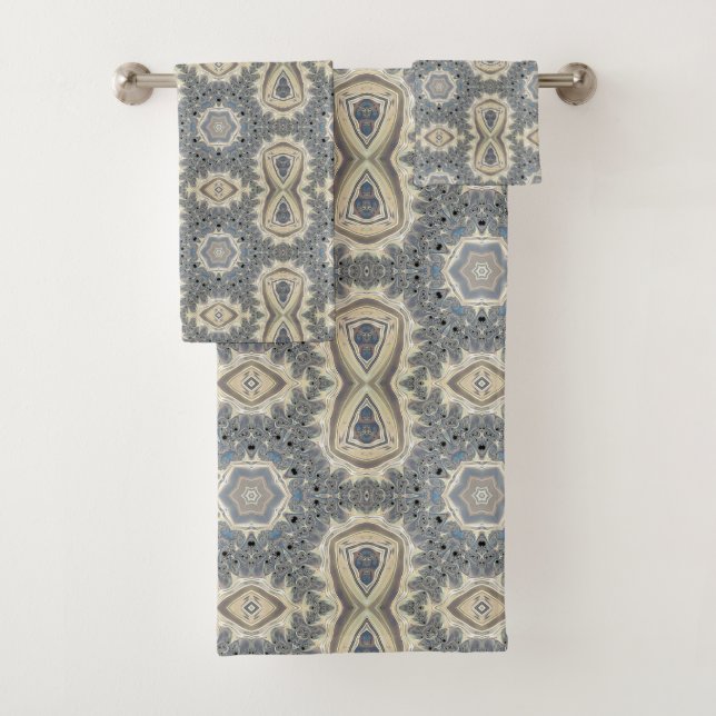 The Pulse of a Fractal Dream  Bath Towel Set (Insitu)