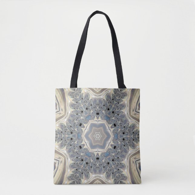 The Pulse of a Fractal Dream Tote Bag (Front)