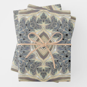 The Pulse of a Fractal Dream Wrapping Paper Sheet