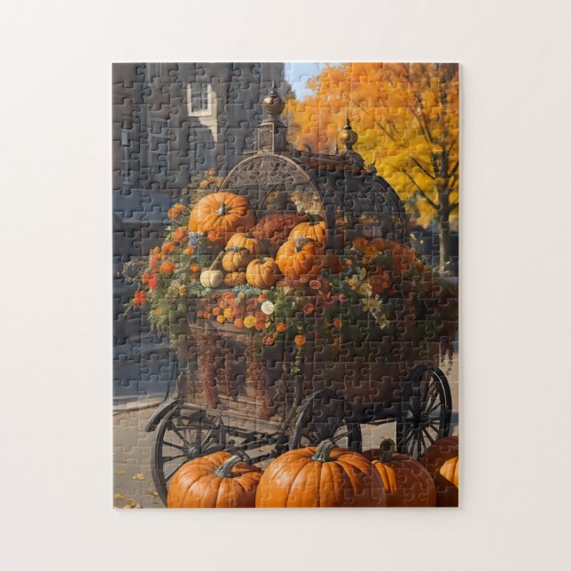 The Pumpkin Harvest Elegance 1 Jigsaw Puzzle (Vertical)
