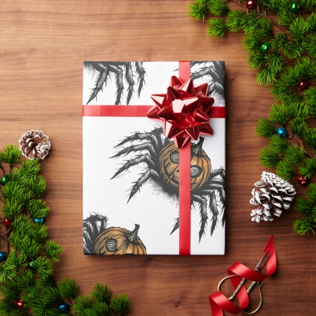 The Pumpkin-Headed Crawler Wrapping Paper (Holiday Gift)
