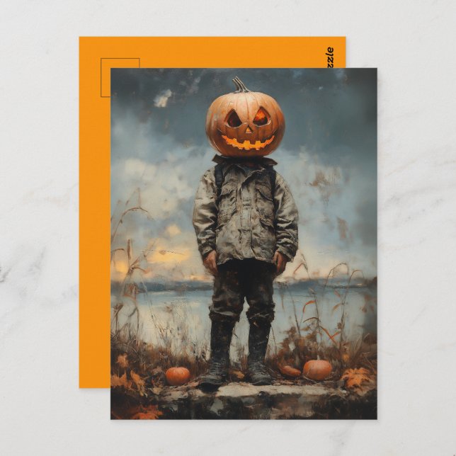 The Pumpkin-Headed Wanderer Postcard (Front/Back)