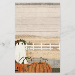The Pumpkin King - Line Letter Writing Paper