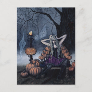 The Pumpkin Queen postcard