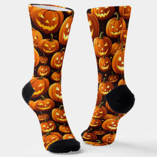 The Pumpkin Riot Socks
