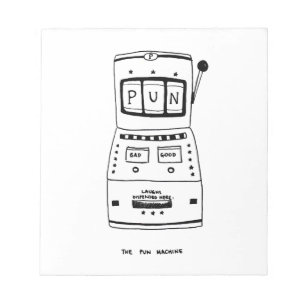 The Pun Machine Notepad