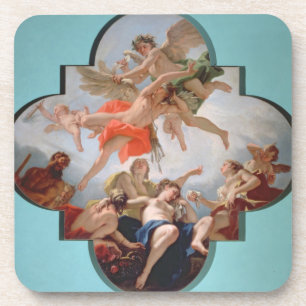 The Punishment of Cupid (oil on canvas) Coaster