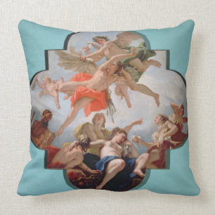 The Punishment of Cupid (oil on canvas) Cushion