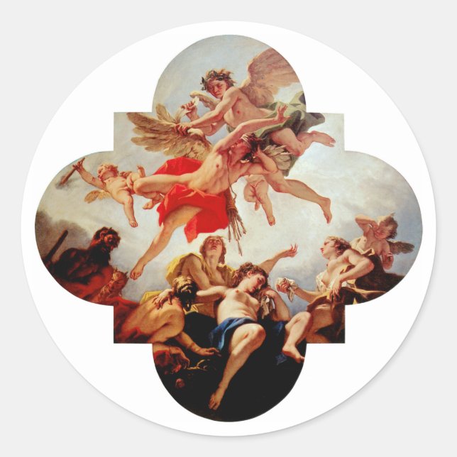 The Punishment of Love Classic Round Sticker (Front)