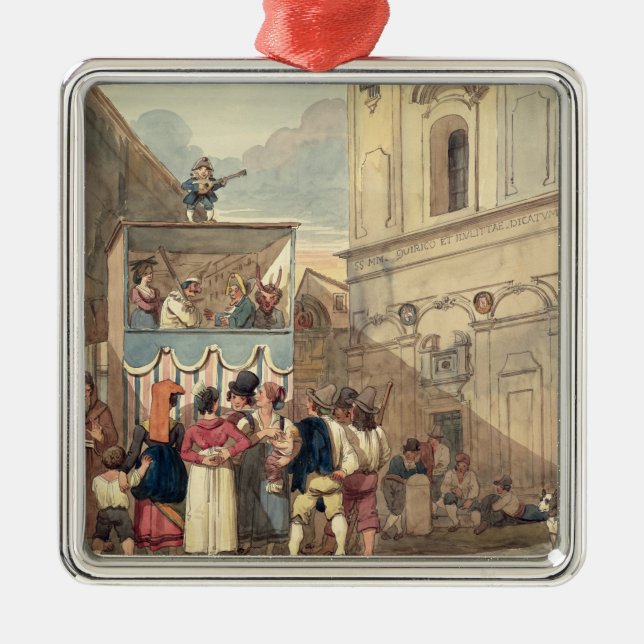 The Puppet Theatre Metal Ornament (Front)
