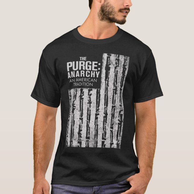The Purge Anarchy Weapons Flag T-Shirt (Front)