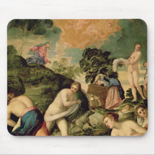 The Purification of the Midianite Virgins Mouse Pad