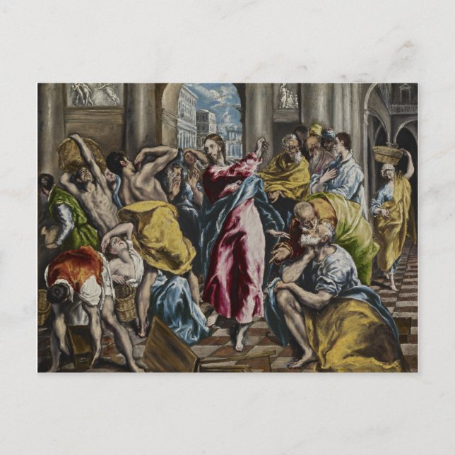The Purification of the Temple Postcard (Front)