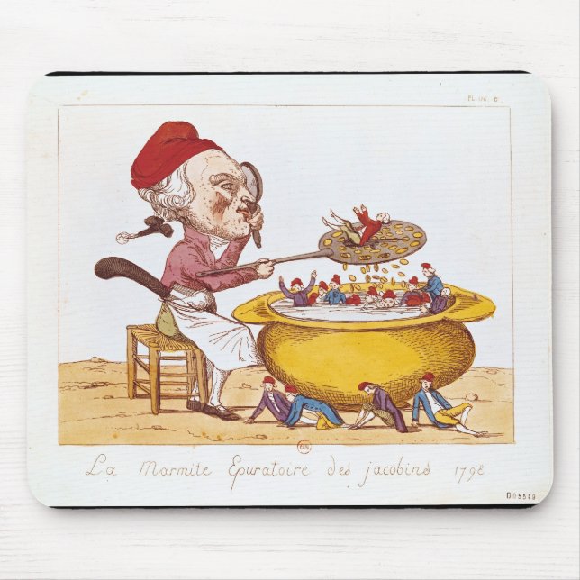 The Purifying Pot of the Jacobins, 1793 Mouse Pad (Front)