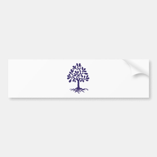The Purple Blossom Bumper Sticker (Front)