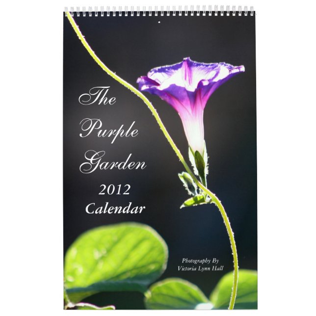The Purple Garden 2012 Calendar (Cover)