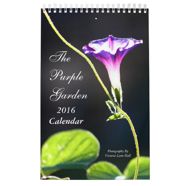 The Purple Garden 2016 Calendar (Cover)