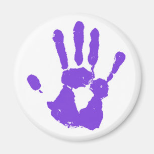 The Purple Hand Magnet
