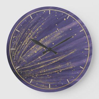 The Purple Hour 10.75" Large Clock
